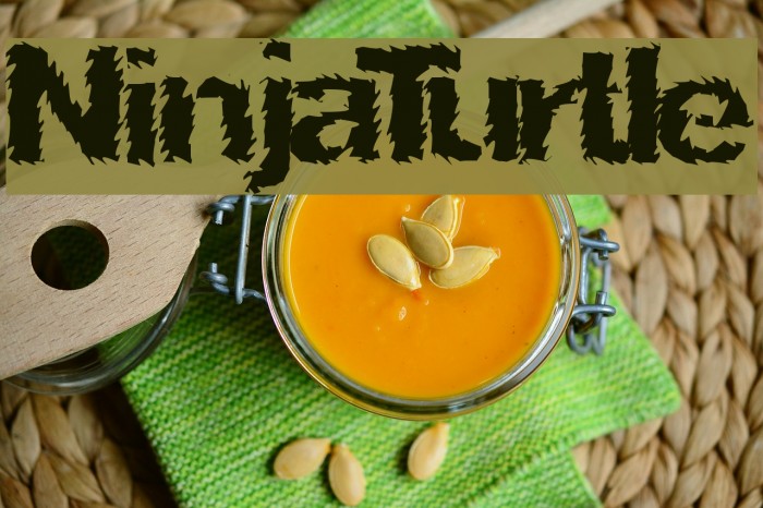 NinjaTurtle Font examples