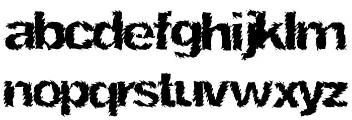 NinjaTurtle Font LOWERCASE