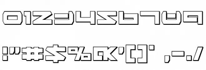 Ninjabot 3D Fonte OUTROS PERSONAGENS