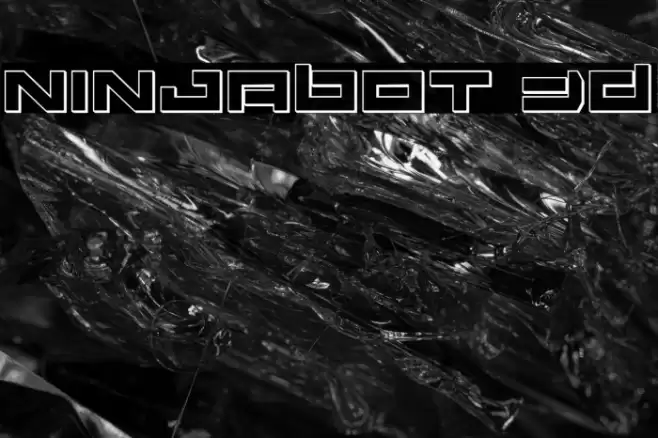 Ninjabot 3D Fonte examples