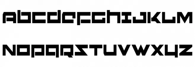Ninjabot Condensed 字体 大写