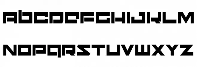 Ninjabot Condensed Caratteri MINUSCOLO