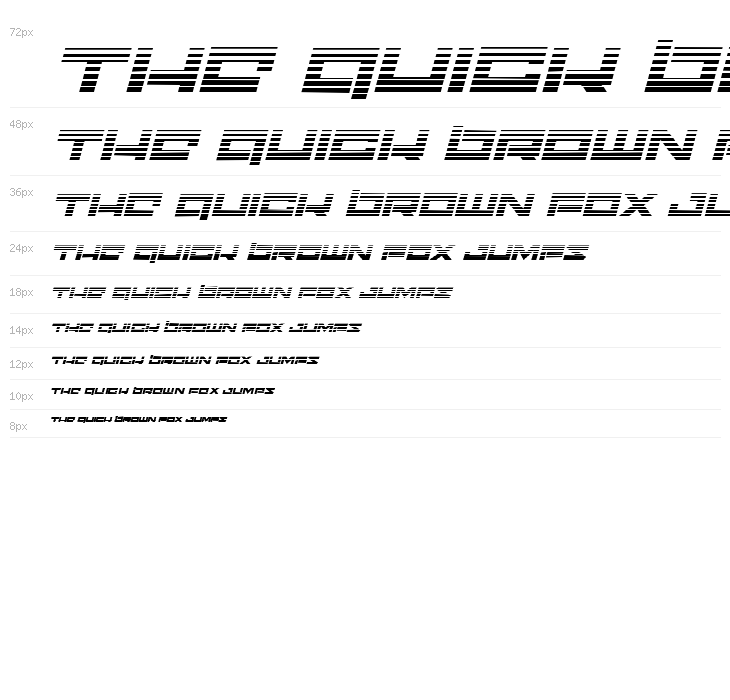 Ninjabot Gradient Italic Waterfall