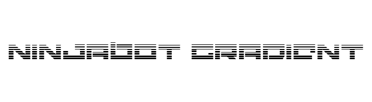 Ninjabot Gradient  Frei Schriftart Herunterladen