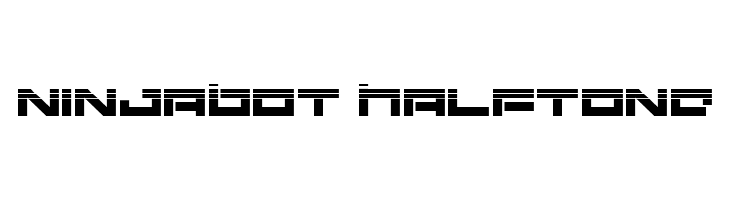 Ninjabot Halftone  Free Fonts Download