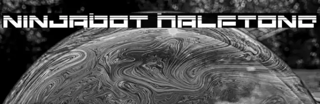 Ninjabot Halftone Caratteri examples