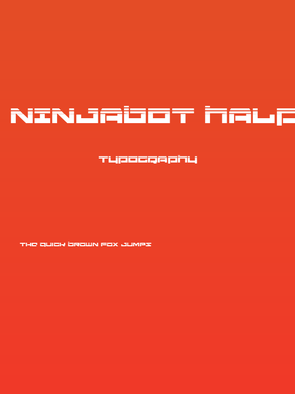 Ninjabot Halftone Poster