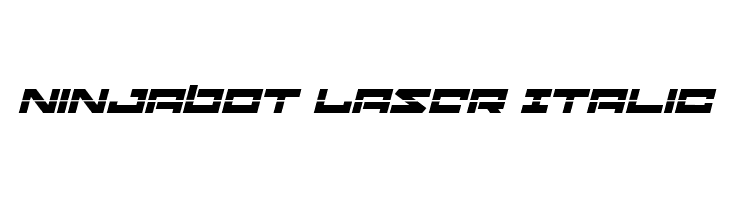 Ninjabot Laser Italic  font caratteri gratis