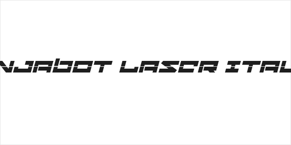 Ninjabot Laser Italic Logo