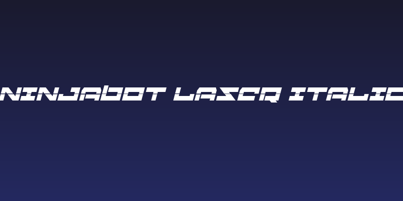 Ninjabot Laser Italic Social Header