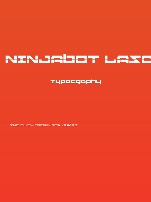Ninjabot Laser Poster