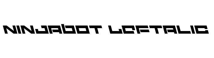 Ninjabot Leftalic Font