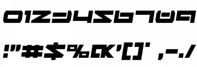 Ninjabot Semi-Italic 字体 其它煤焦