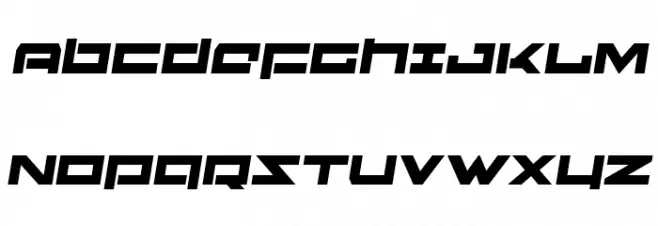 Ninjabot Semi-Italic Polices MAJUSCULES
