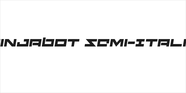 Ninjabot Semi-Italic Logo