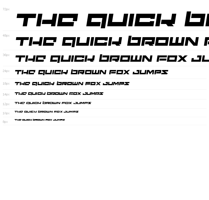 Ninjabot Semi-Italic Waterfall