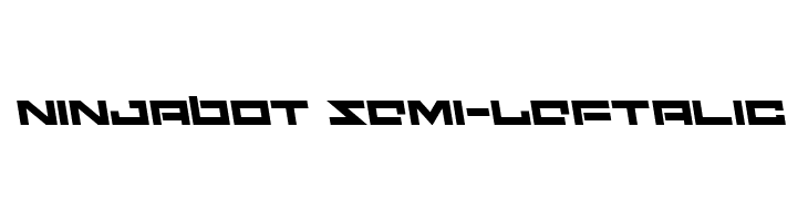 Ninjabot Semi-Leftalic  Frei Schriftart Herunterladen