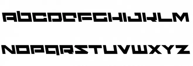 Ninjabot Semi-Leftalic Font LOWERCASE