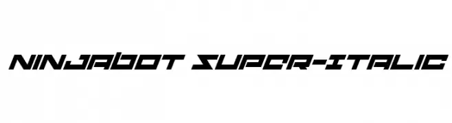 Ninjabot Super-Italic  Fuentes Gratis Descargar