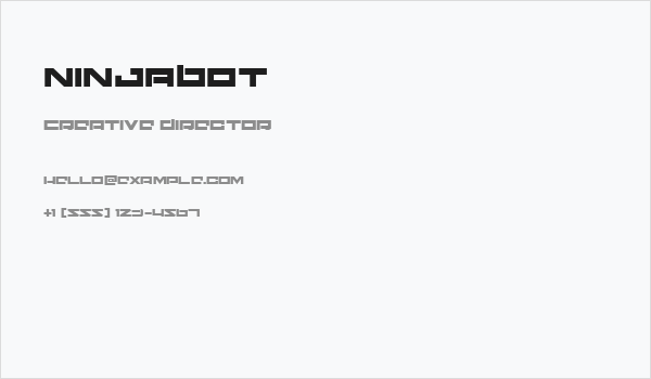 Ninjabot Business Card