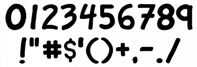 Ninjascript Bold Font OTHER CHARS