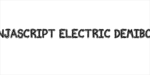 Ninjascript Electric DemiBold Logo