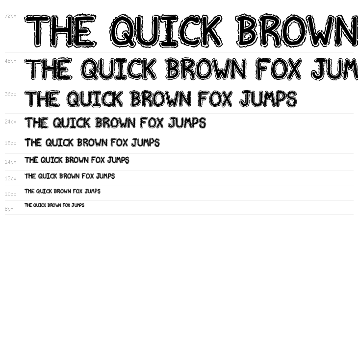 Ninjascript Electric DemiBold Waterfall