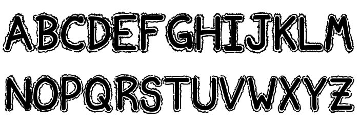 Ninjascript Electric DemiBold Font LOWERCASE