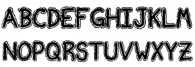 Ninjascript Electric DemiBold Schriftart Kleinbuchstaben