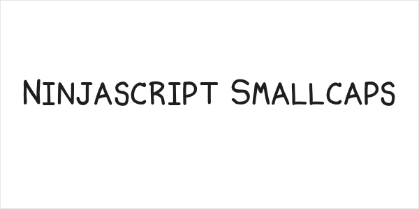 Ninjascript Smallcaps Logo
