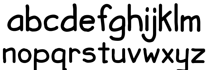 Ninjascript Untercase Font LOWERCASE