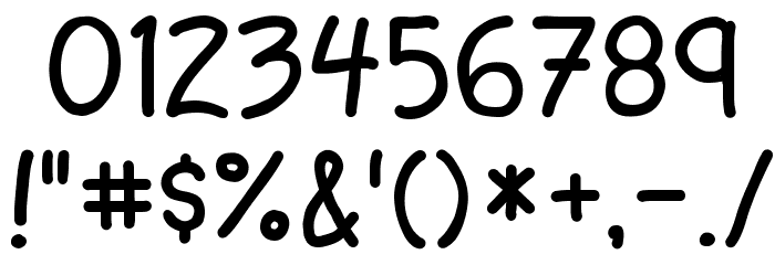 Ninjascript Font OTHER CHARS