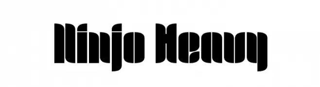 Ninjo Heavy  Descarca Fonturi Gratis