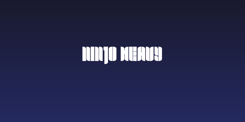 Ninjo Heavy Social Header