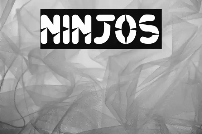 Ninjos Шрифта examples