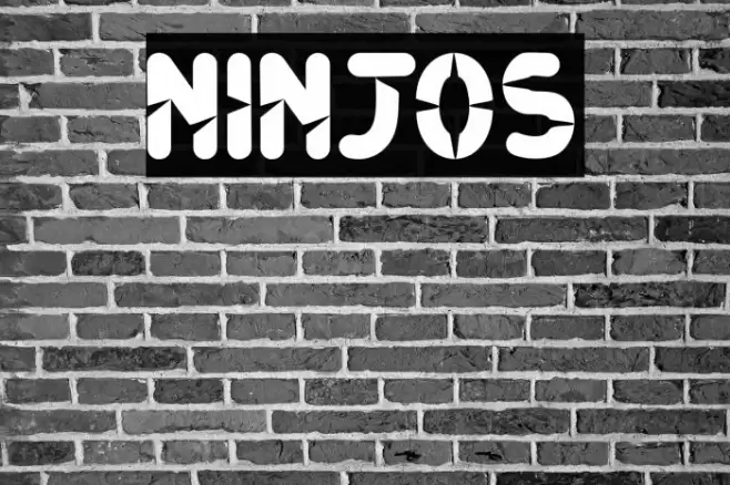 Ninjos Шрифта examples