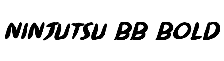 Ninjutsu BB Bold Fonte