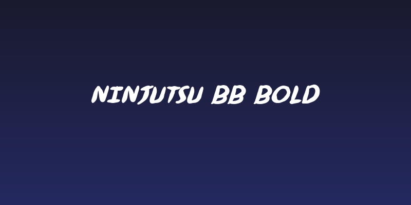 Ninjutsu BB Bold Social Header
