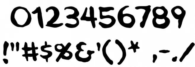 Ninjutsu BB Font OTHER CHARS