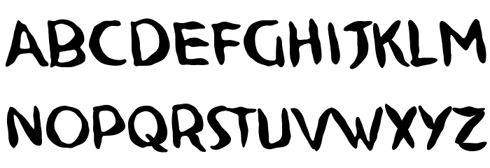 Ninjutsu BB Font LOWERCASE