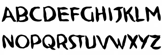 Ninjutsu BB Caratteri MINUSCOLO