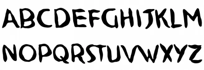 NinjutsuBB Caratteri MINUSCOLO