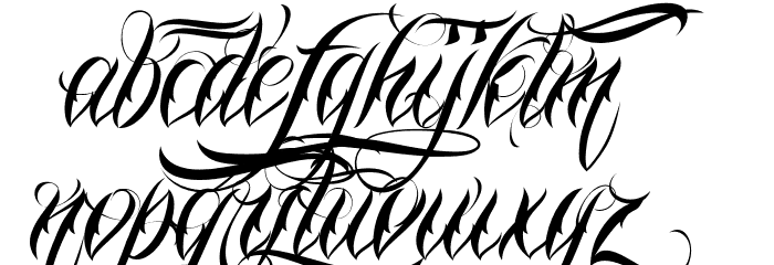 Nino Script PERSONAL USE ONLY Font LOWERCASE