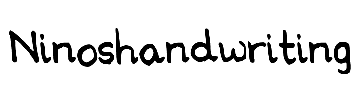 Ninoshandwriting  Скачать бесплатные шрифты