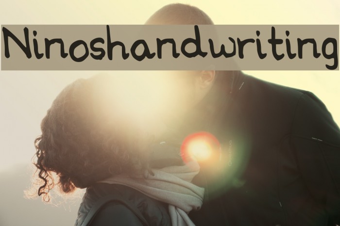 Ninoshandwriting Font examples