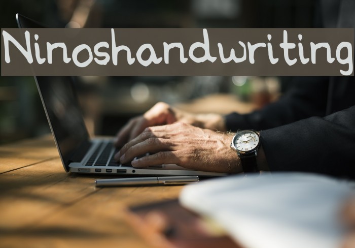Ninoshandwriting Font examples