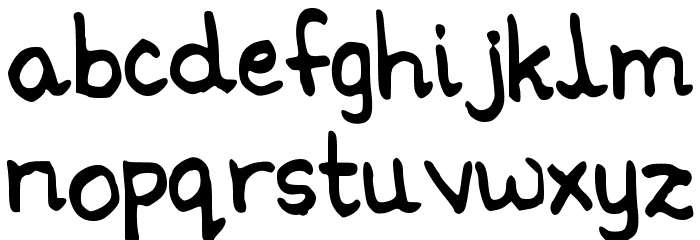 Ninoshandwriting Font LOWERCASE