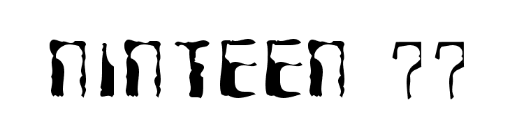Ninteen 77  Descarca Fonturi Gratis