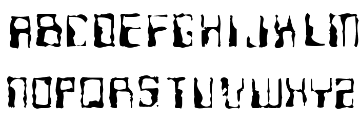 Ninteen 77 Font LOWERCASE