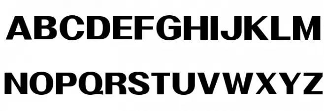 Nintend Bold Schriftart Groß